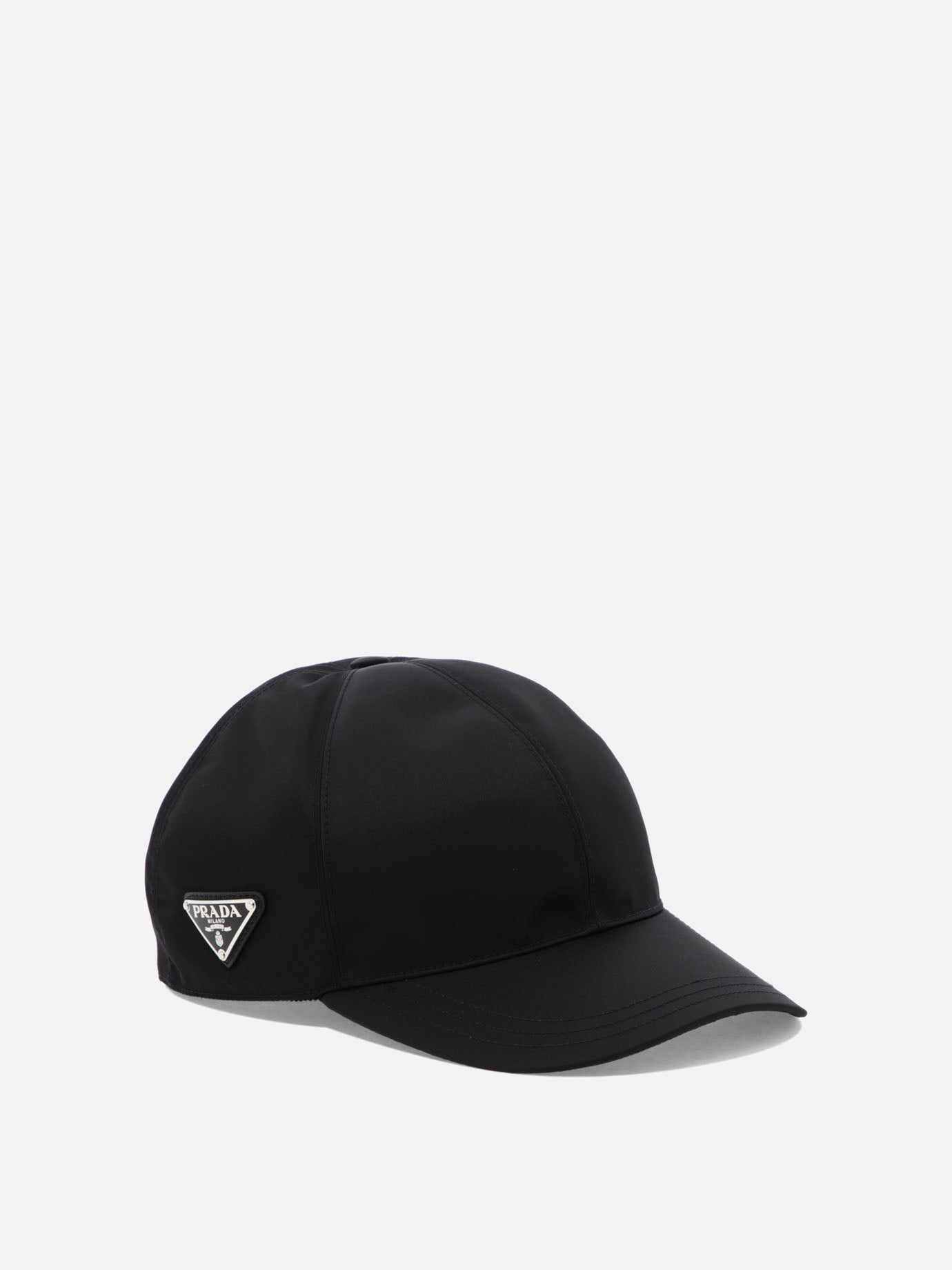 Cappelli da baseball 100% recycled polyamide  Nero - Prada Uomo | PDP | VIETTI Online Store | Zoom-Modal_2
