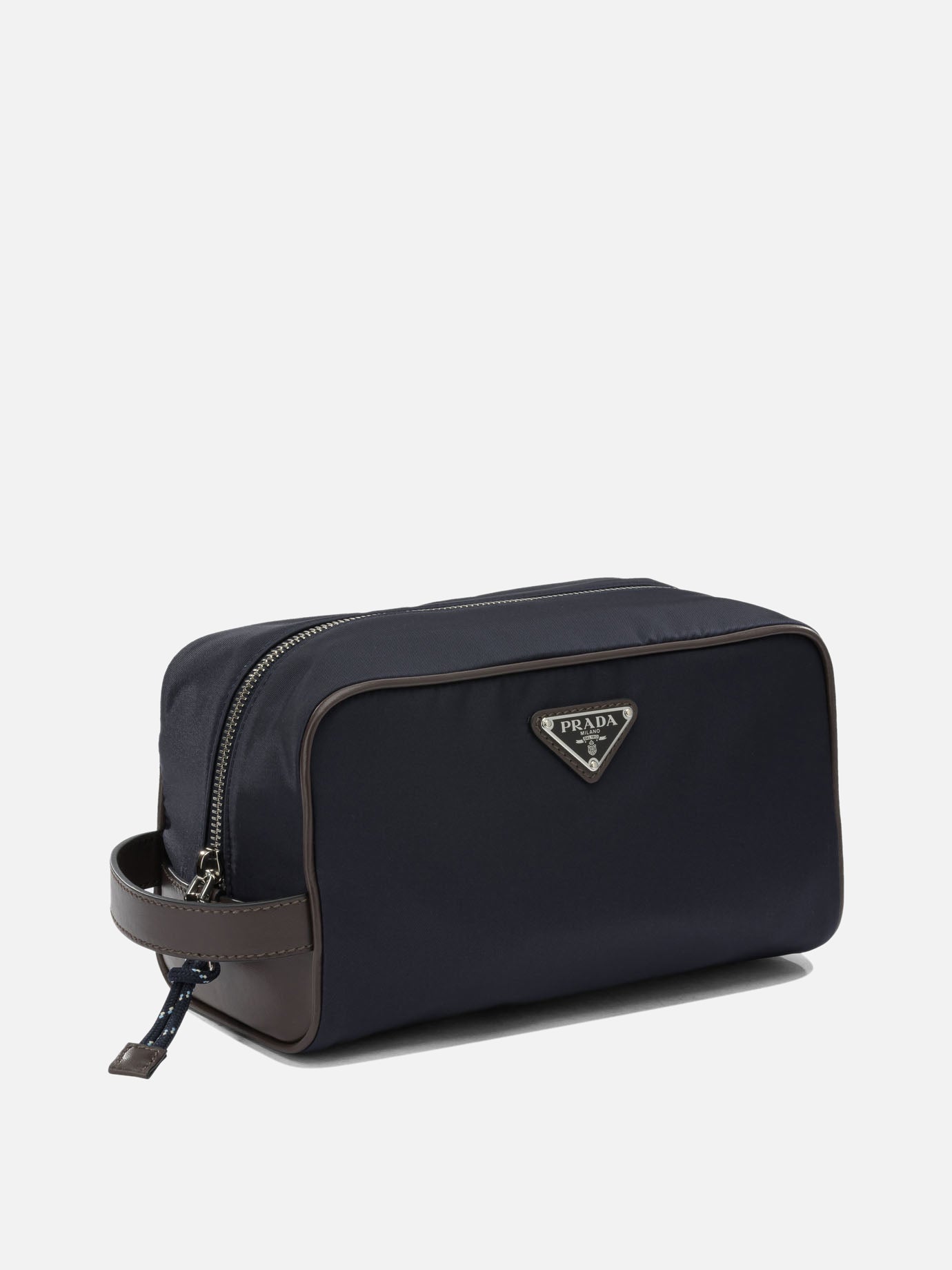Small bags 100% recycled polyamide - Other fabric: 100% calf leather  Blue - Prada Men | PDP | VIETTI Online Store | Zoom-Modal_2

