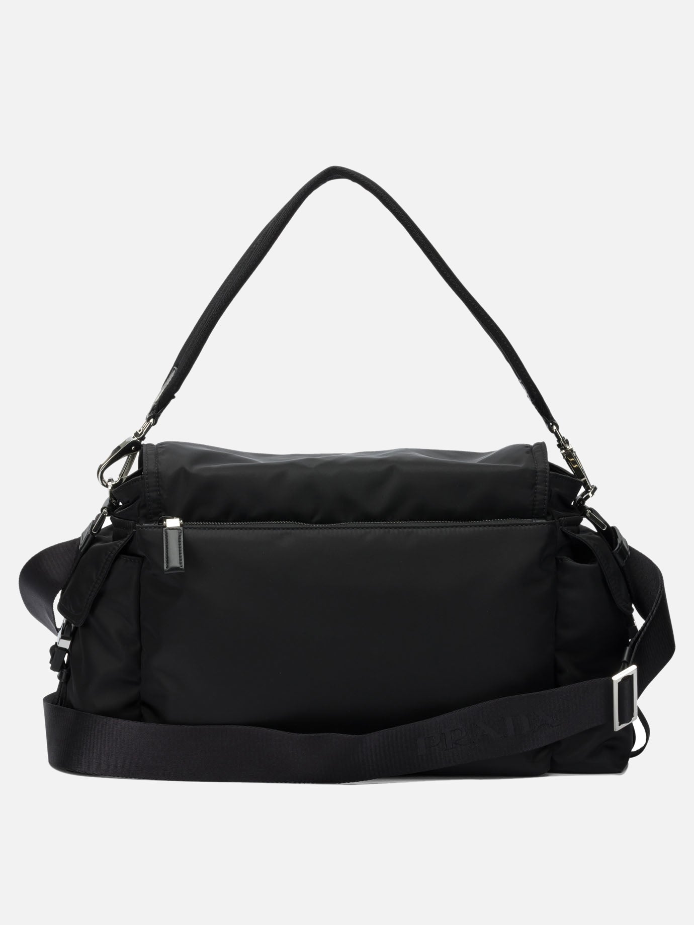 Borse grandi 100% recycled polyamide  Nero - Prada Uomo | PDP | VIETTI Online Store | thumbnail_3