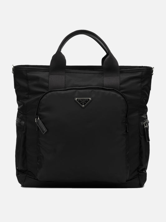 Borse grandi 100% recycled polyamide - Other fabric: 100% calf leather  Nero - Prada Uomo | PLP | VIETTI Online Store 
