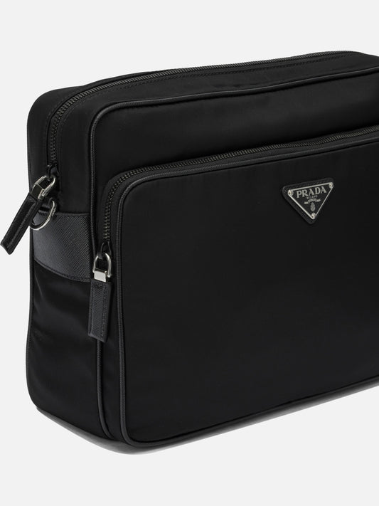 Prada Re-Nylon Medium Shoulder Bag Black

