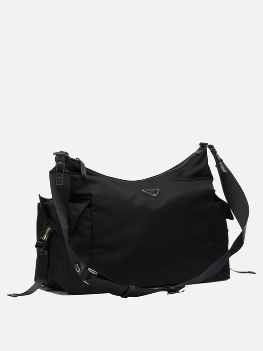 Large bags 100% recycled polyamide - Other fabric: 100% calf leather  Black - Prada Men | PLP | VIETTI Online Store | 2
