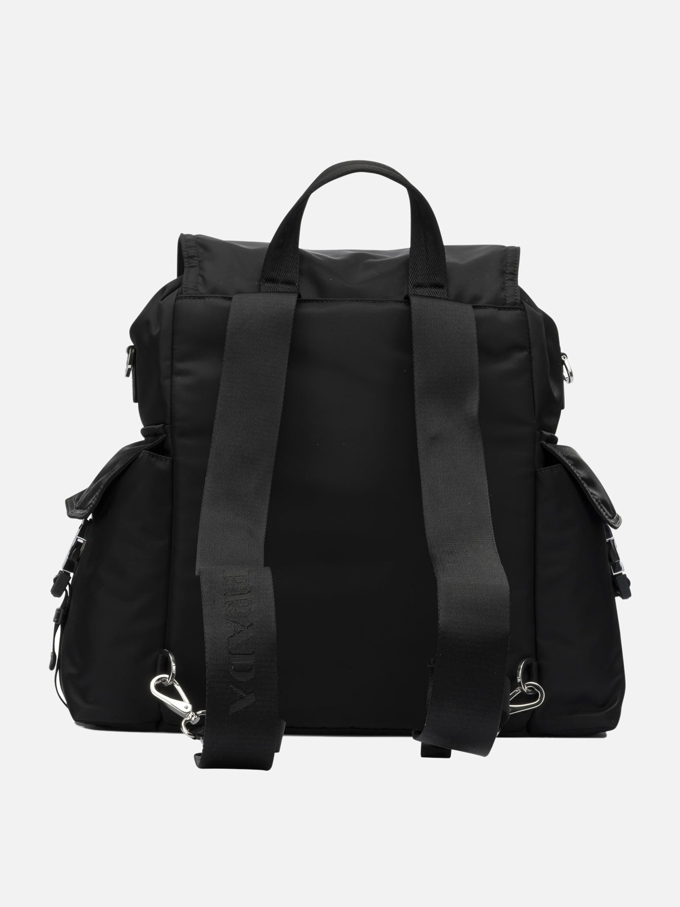 Casual backpacks 100% recycled polyamide - Other fabric: 100% calf leather  Black - Prada Men | PDP | VIETTI Online Store | Zoom-Modal_3
