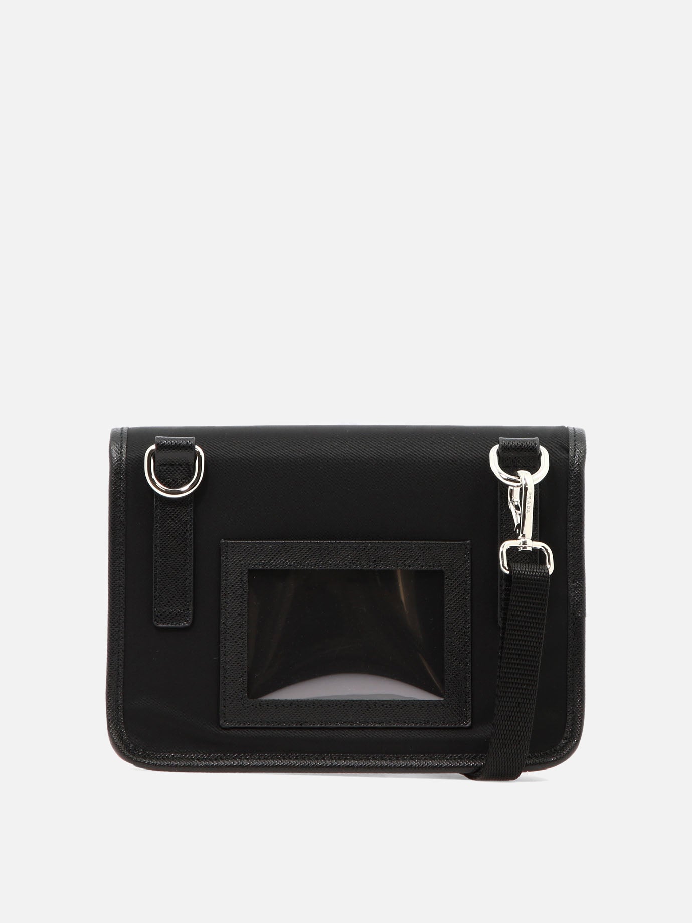 Small bags 100% recycled polyamide - Other fabric: 100% calf leather  Black - Prada Men | PDP | VIETTI Online Store | thumbnail_3