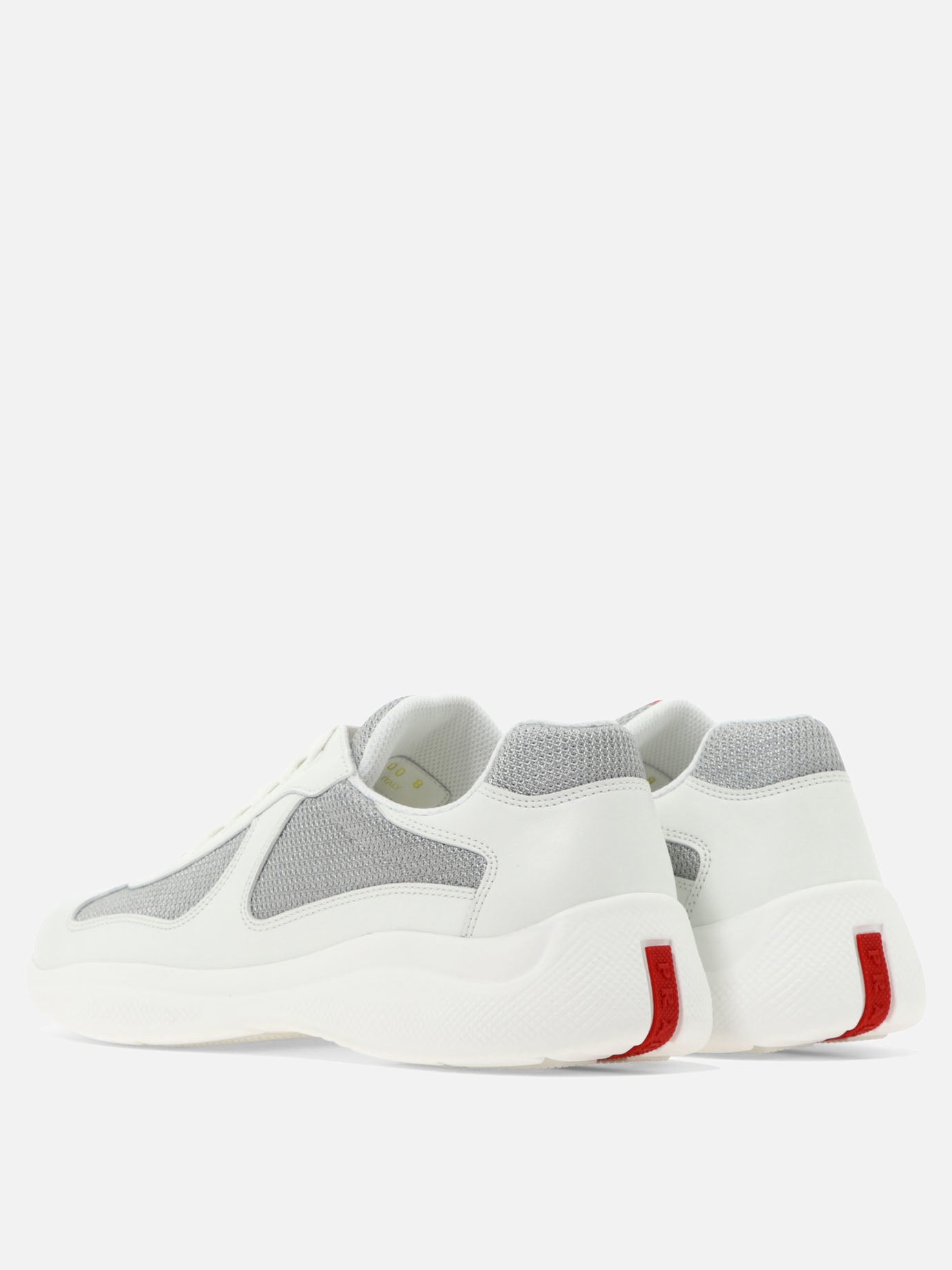 Sneaker basse 100% leather - 100% fabric - 100% rubber  Bianco - Prada Uomo | PDP | VIETTI Online Store | Zoom-Modal_4
