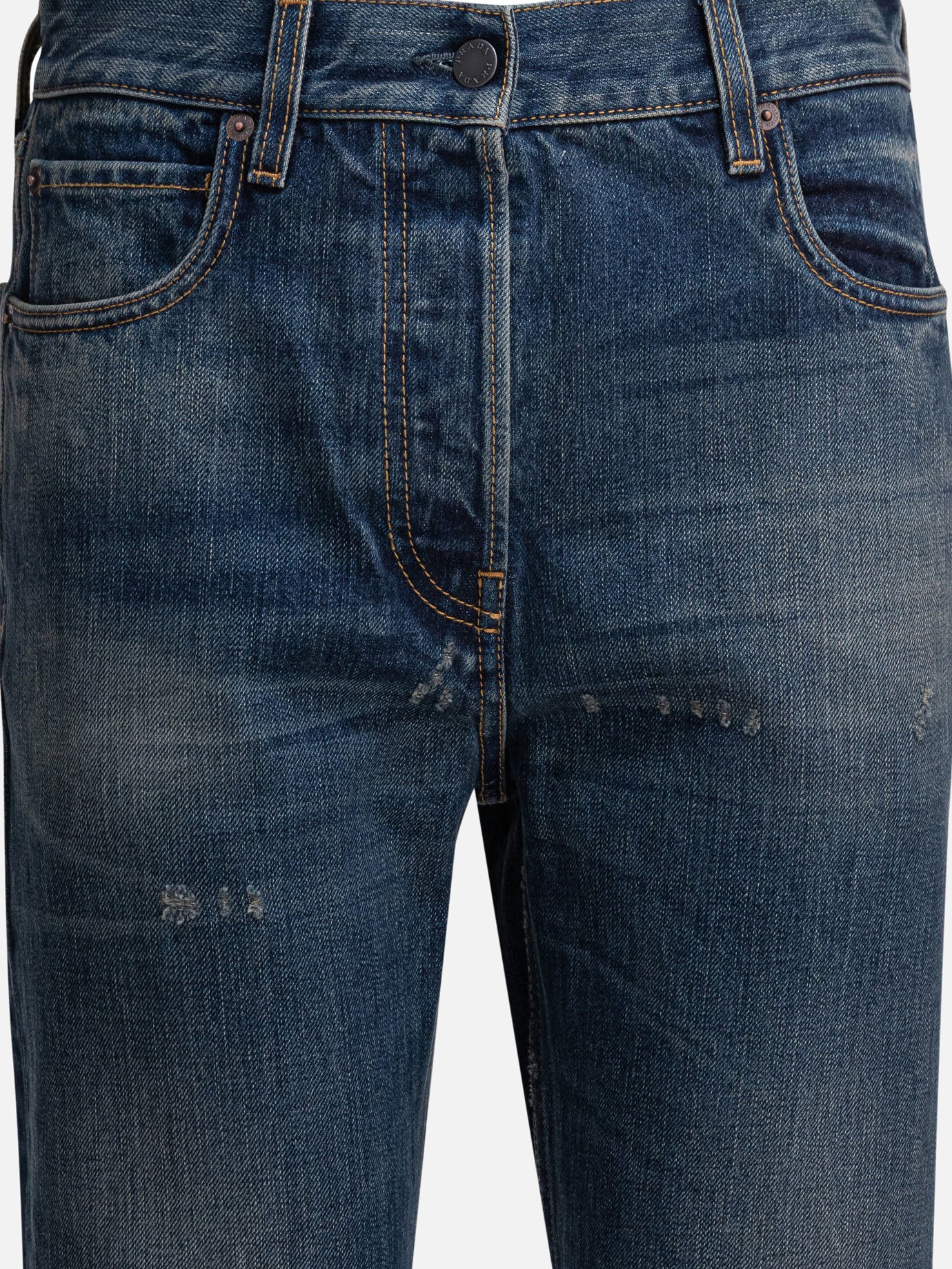 Straight-leg jeans Denim  Blue - Prada Women | PDP | VIETTI Online Store | Zoom-Modal_3

