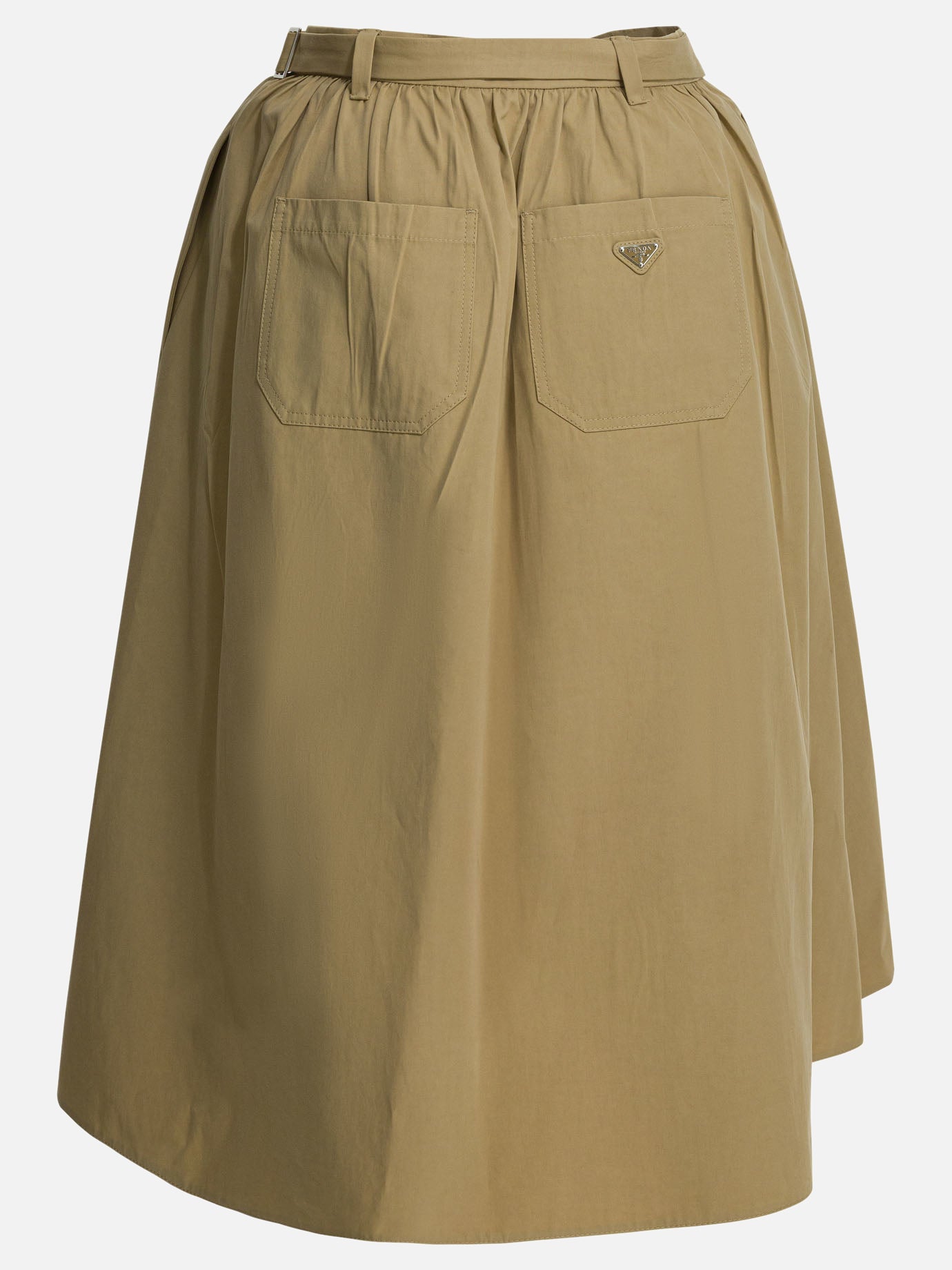Midi skirts Solid colour  Beige - Prada Women | PDP | VIETTI Online Store | Zoom-Modal_4
