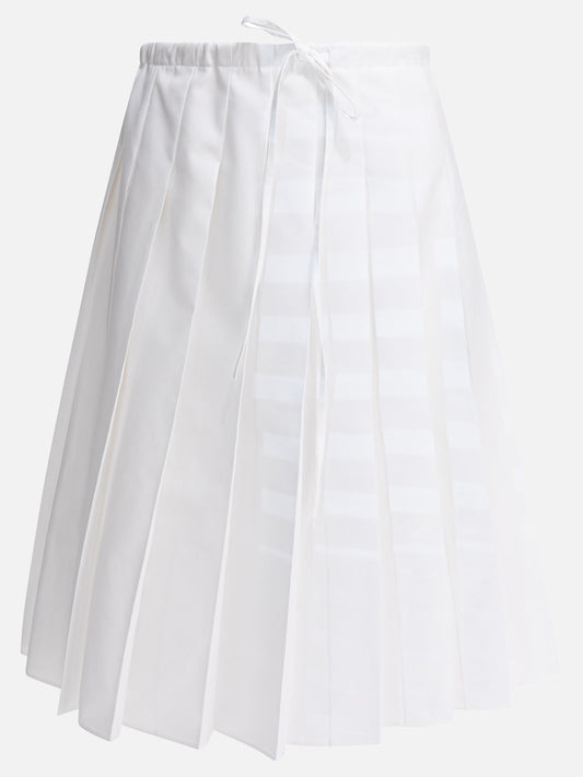 Gonne midi Logo  Bianco - Prada Donna | VIETTI Online Store 
