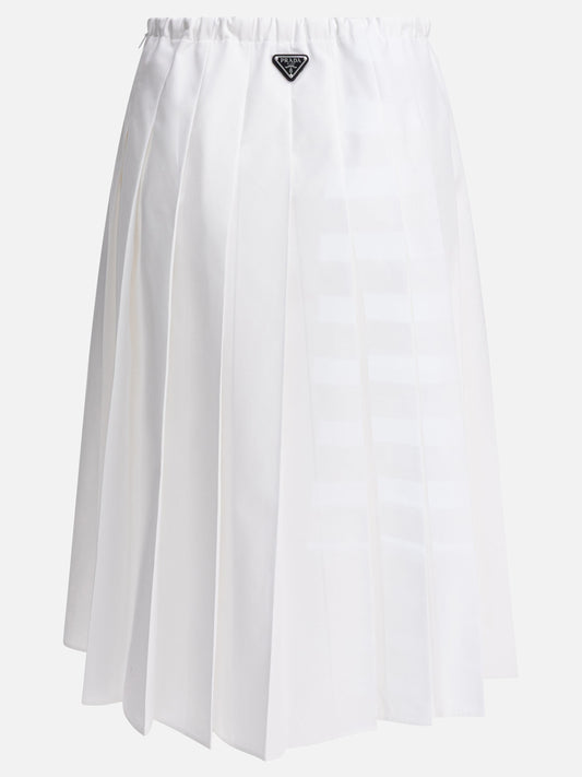 Gonne midi Logo  Bianco - Prada Donna | VIETTI Online Store | 2
