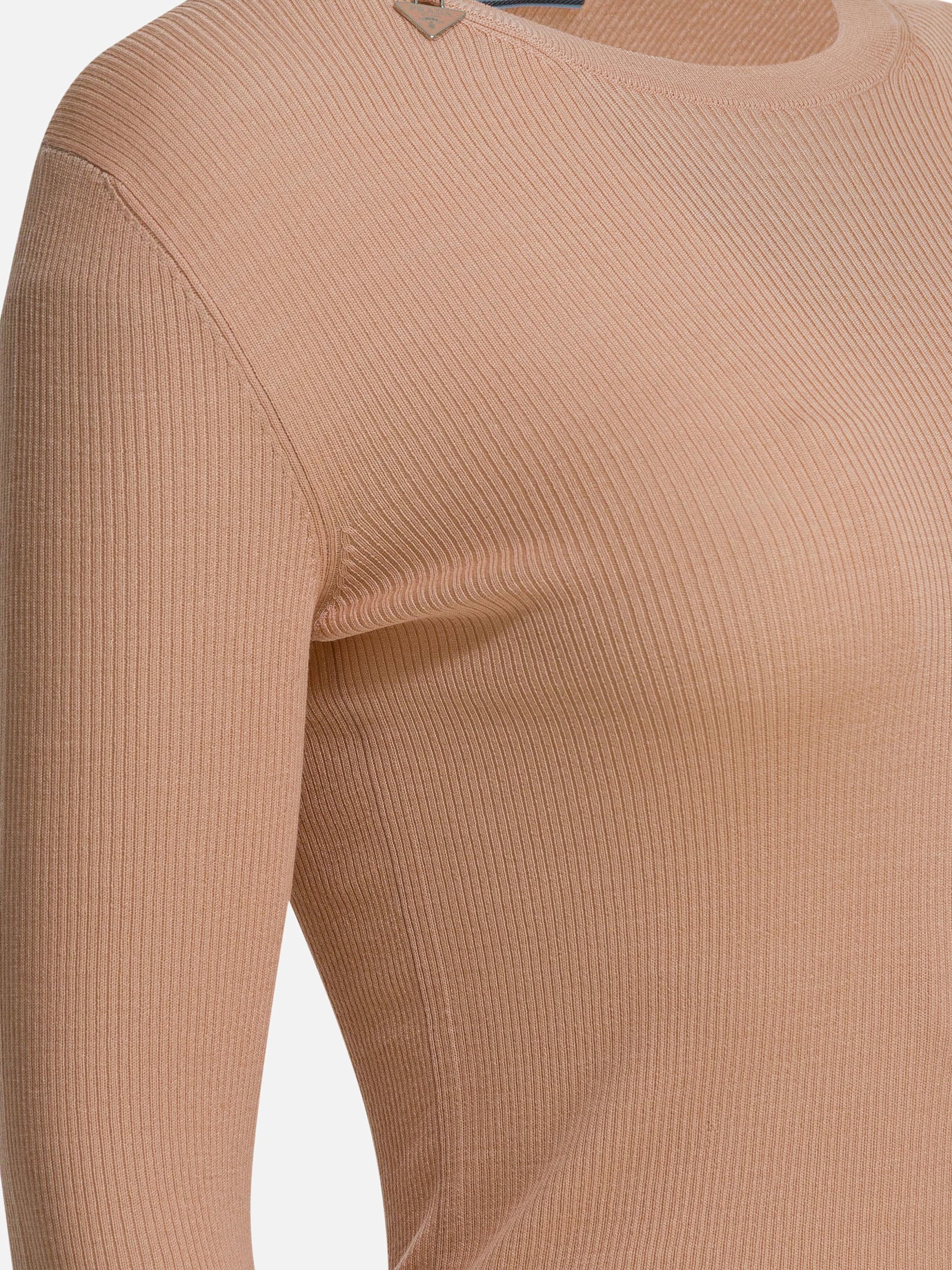 Crewneck sweaters Solid colour  White - Prada Women | PDP | VIETTI Online Store | Zoom-Modal_4
