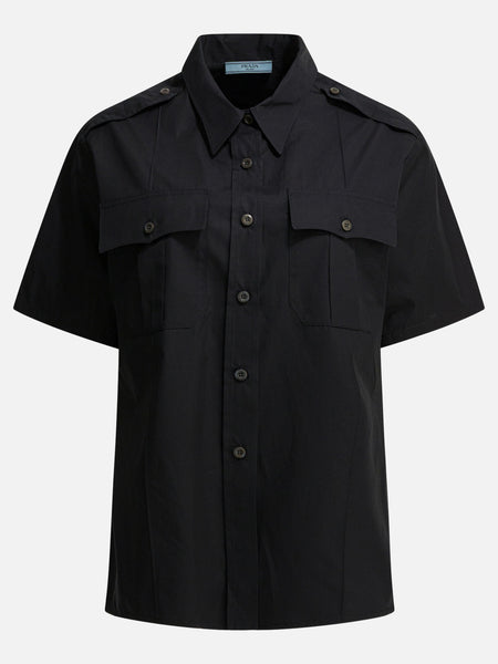 Prada Short-sleeved shirt Black - Women | VIETTI Online Store