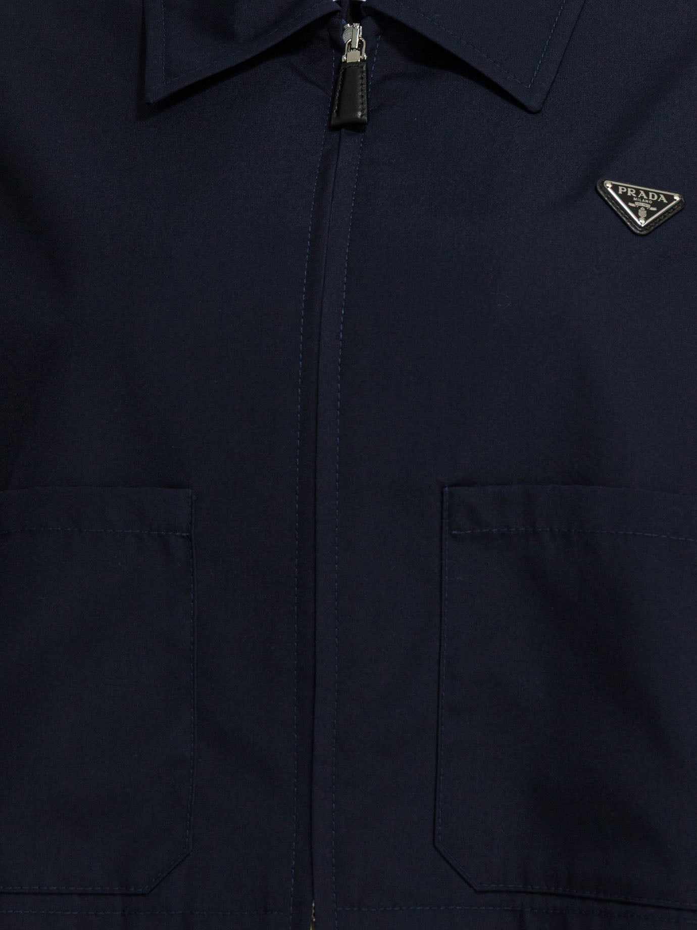 Overshirt jackets Logo  Blue - Prada Women | PDP | VIETTI Online Store | thumbnail_5