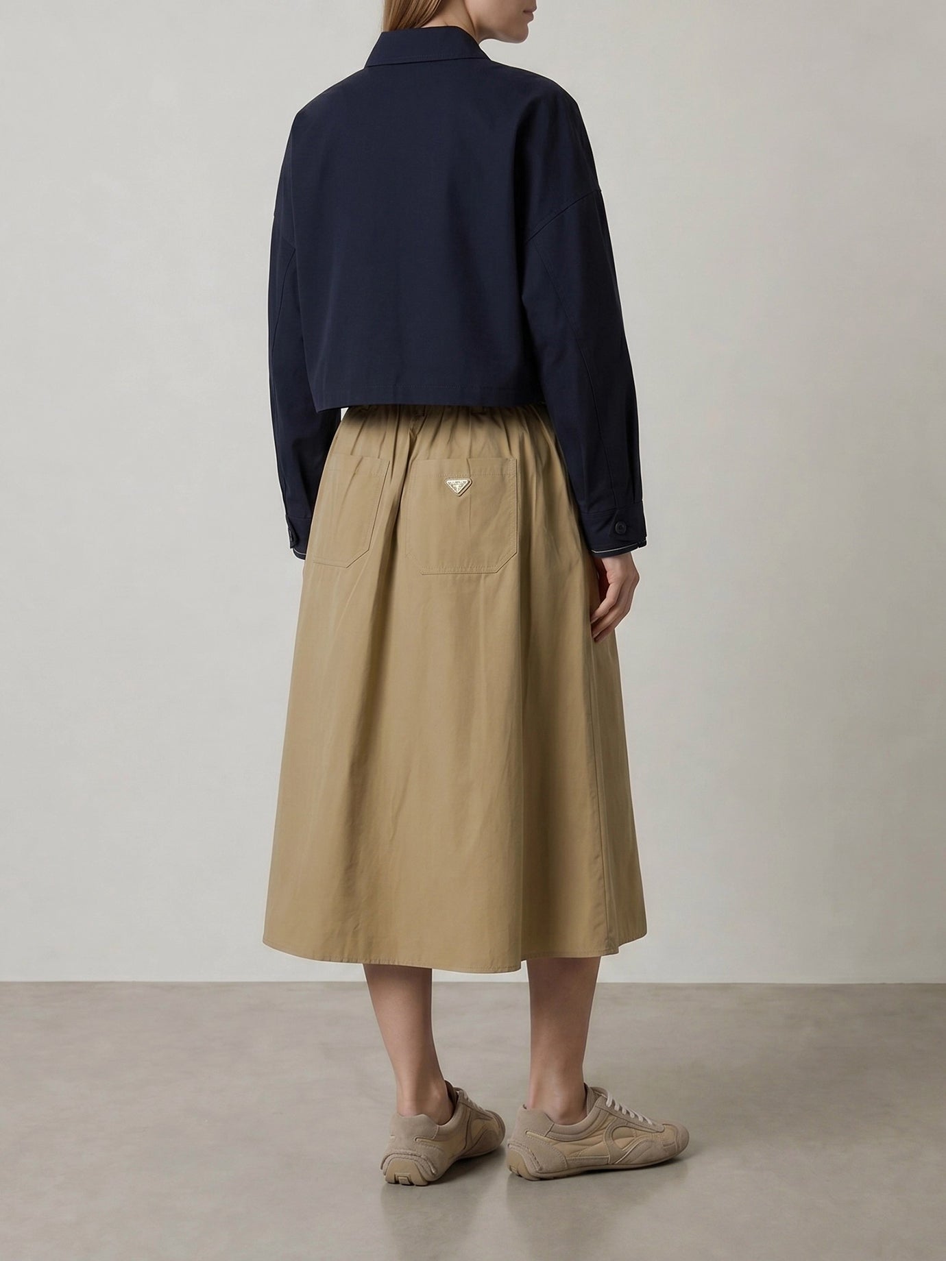 Overshirt jackets Logo  Blue - Prada Women | PDP | VIETTI Online Store | Zoom-Modal_3

