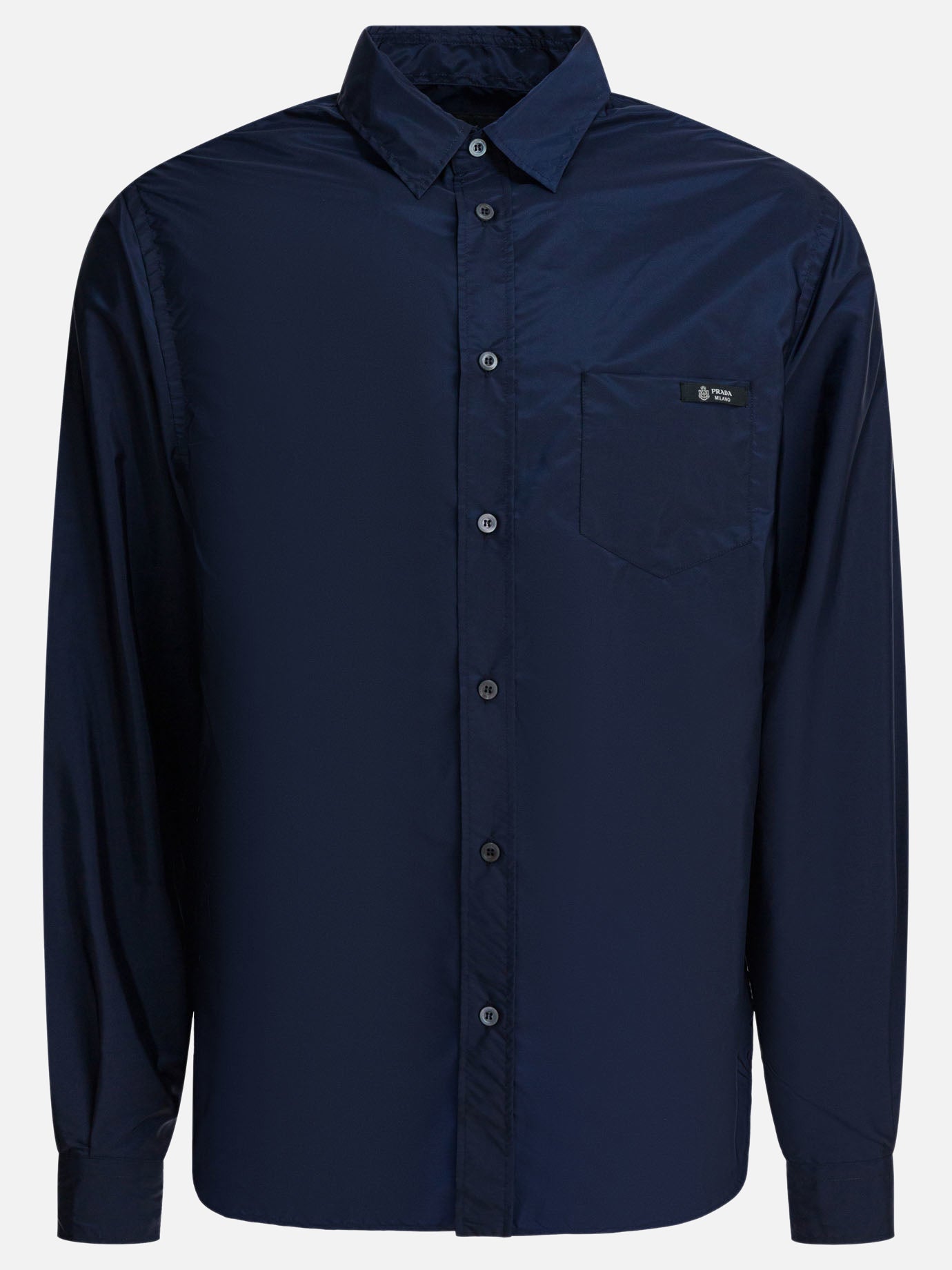 Camicie casual Logo  Blu - Prada Uomo | PDP | VIETTI Online Store | Zoom-Modal
