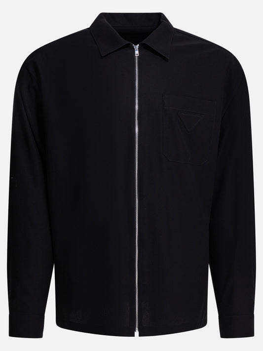 Casual shirts Logo  Black - Prada Men | PLP | VIETTI Online Store 
