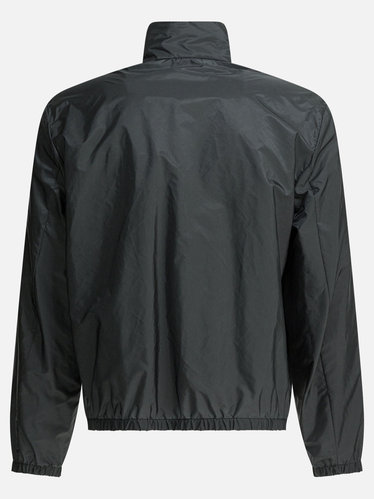 Prada Windbreaker jacket with logo Grey - VIETTI