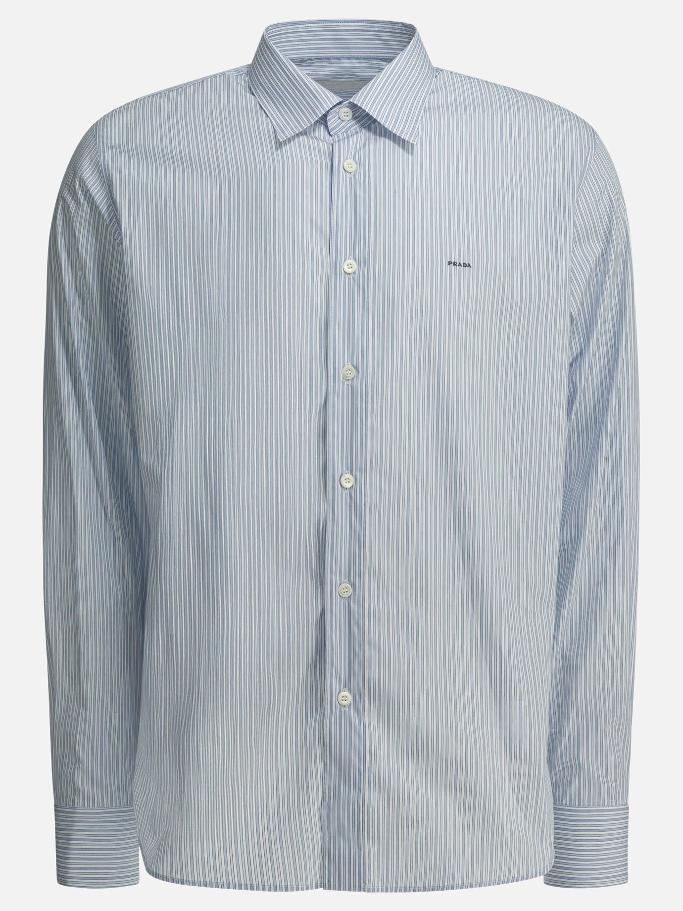 Casual shirts Logo  Light blue - Prada Men | PDP | VIETTI Online Store | thumbnail