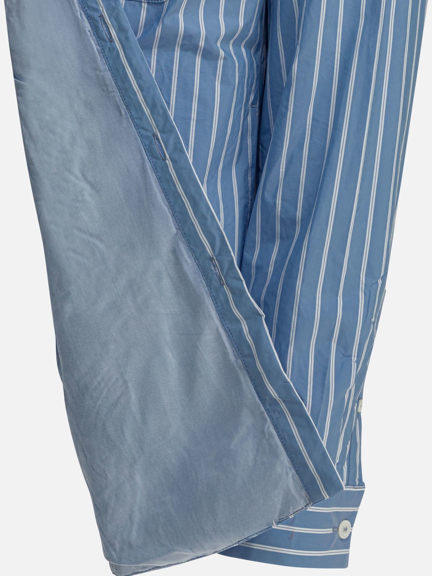 Overshirt jackets Striped  Light blue - Prada Men | PDP | VIETTI Online Store | thumbnail_4