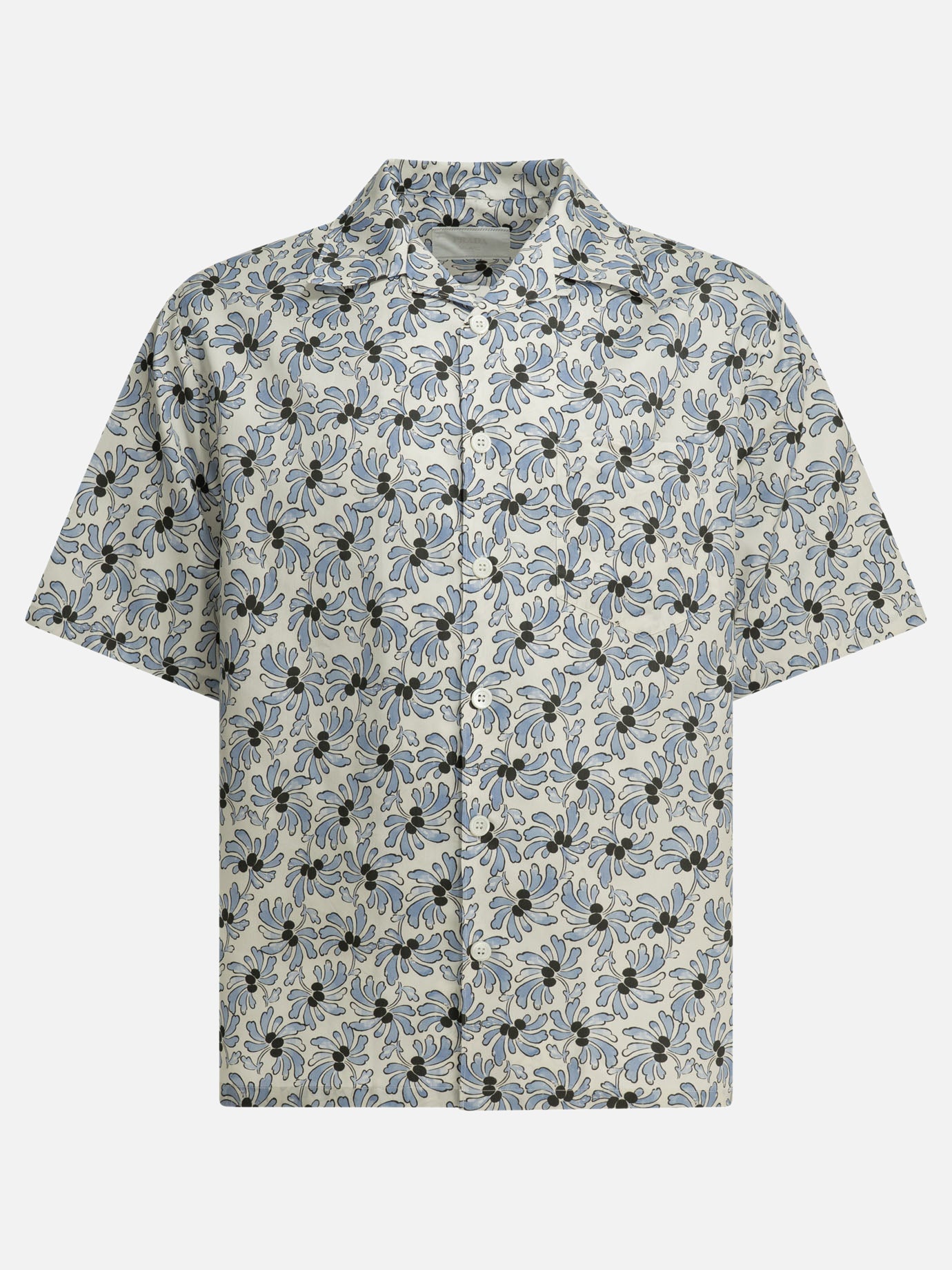 Casual shirts Floral  Light blue - Prada Men | PDP | VIETTI Online Store | thumbnail