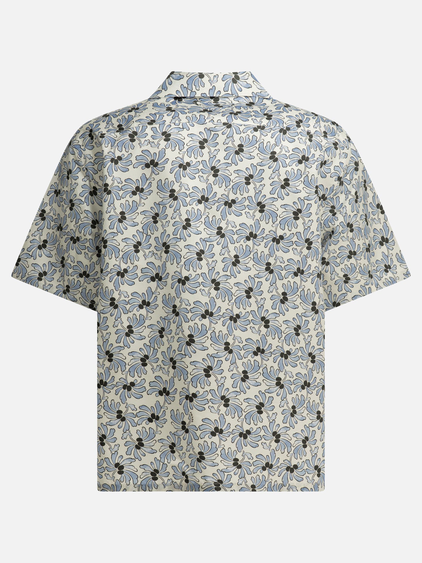 Prada Casual floral shirt Light blue - Men | VIETTI Online Store