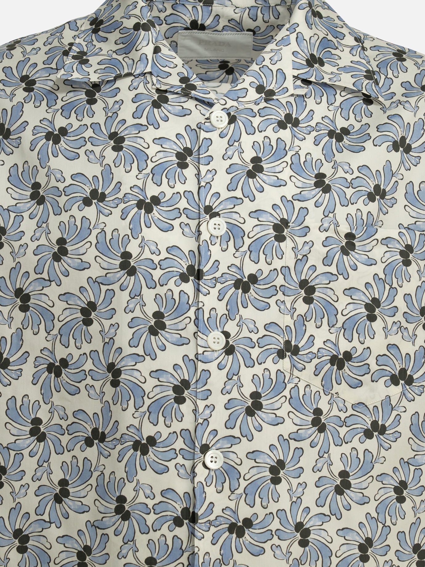 Casual shirts Floral  Light blue - Prada Men | PDP | VIETTI Online Store | thumbnail_3