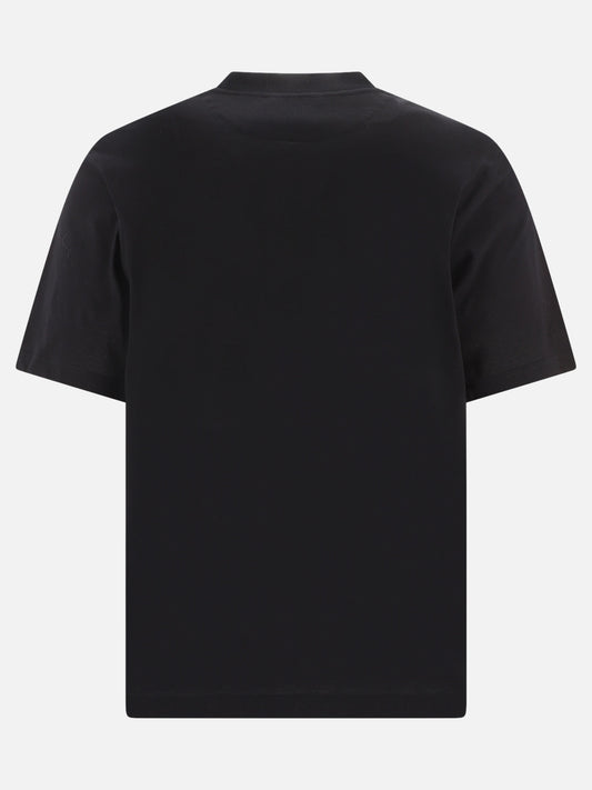 T-shirt girocollo Logo  Nero - Prada Uomo | PDP | VIETTI Online Store | 2
