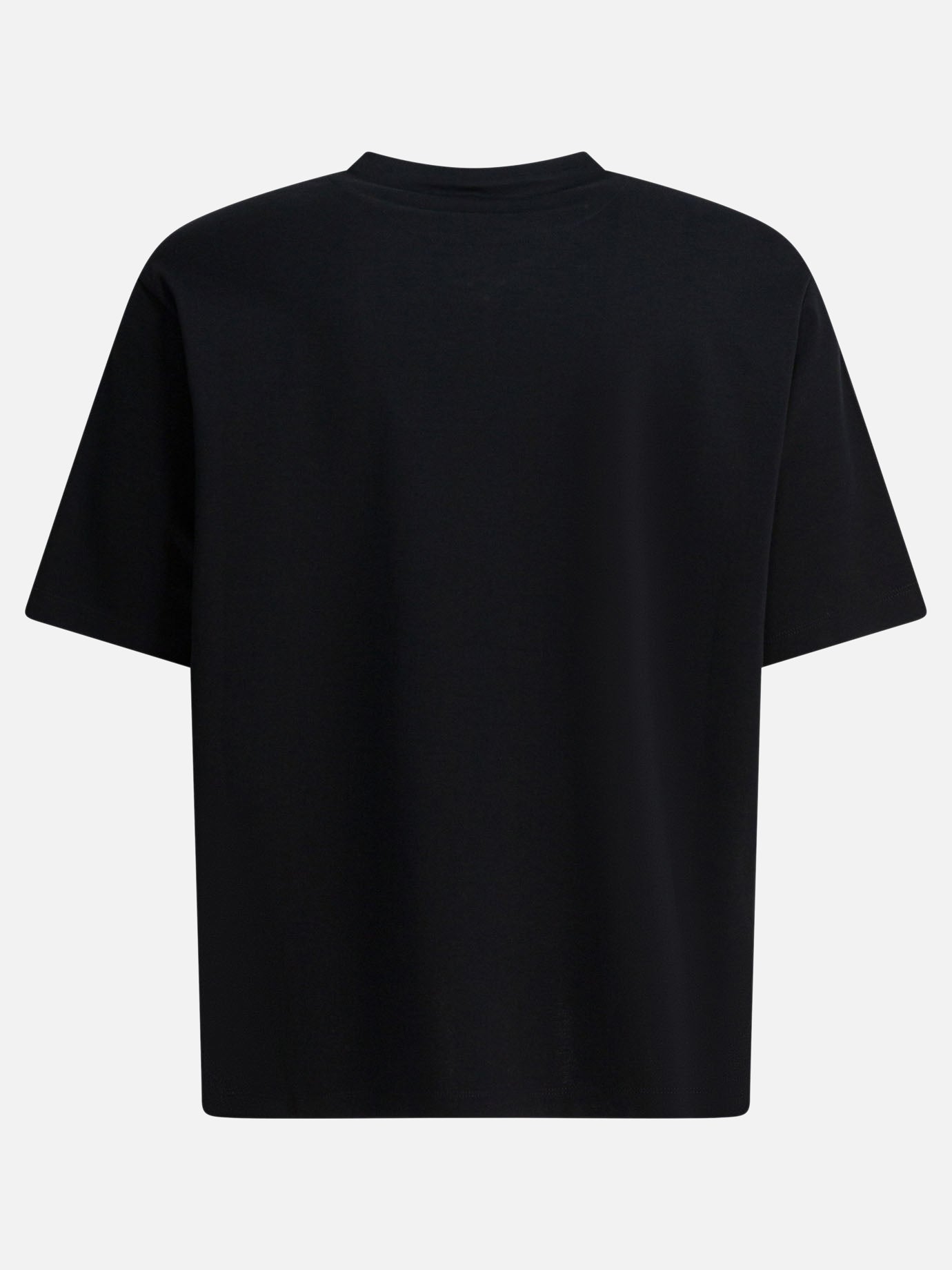 T-shirt girocollo Logo  Nero - Prada Uomo | PDP | VIETTI Online Store | Zoom-Modal_2
