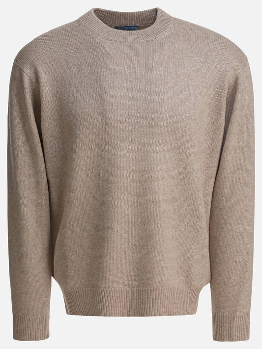 Maglioni girocollo Solid colour  Beige - Prada Uomo | VIETTI Online Store 
