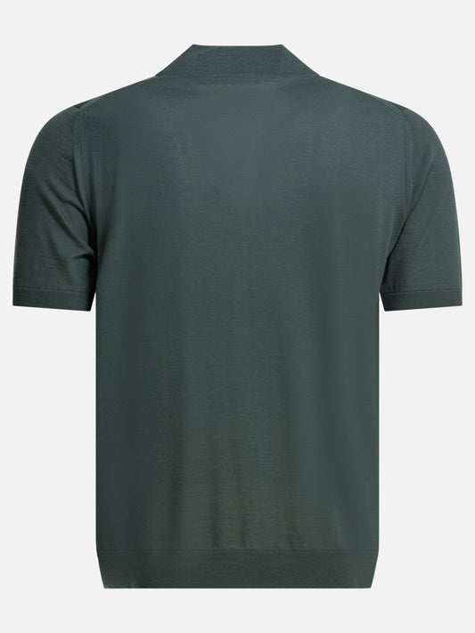 Maglioni polo Logo  Verde - Prada Uomo | VIETTI Online Store | 2
