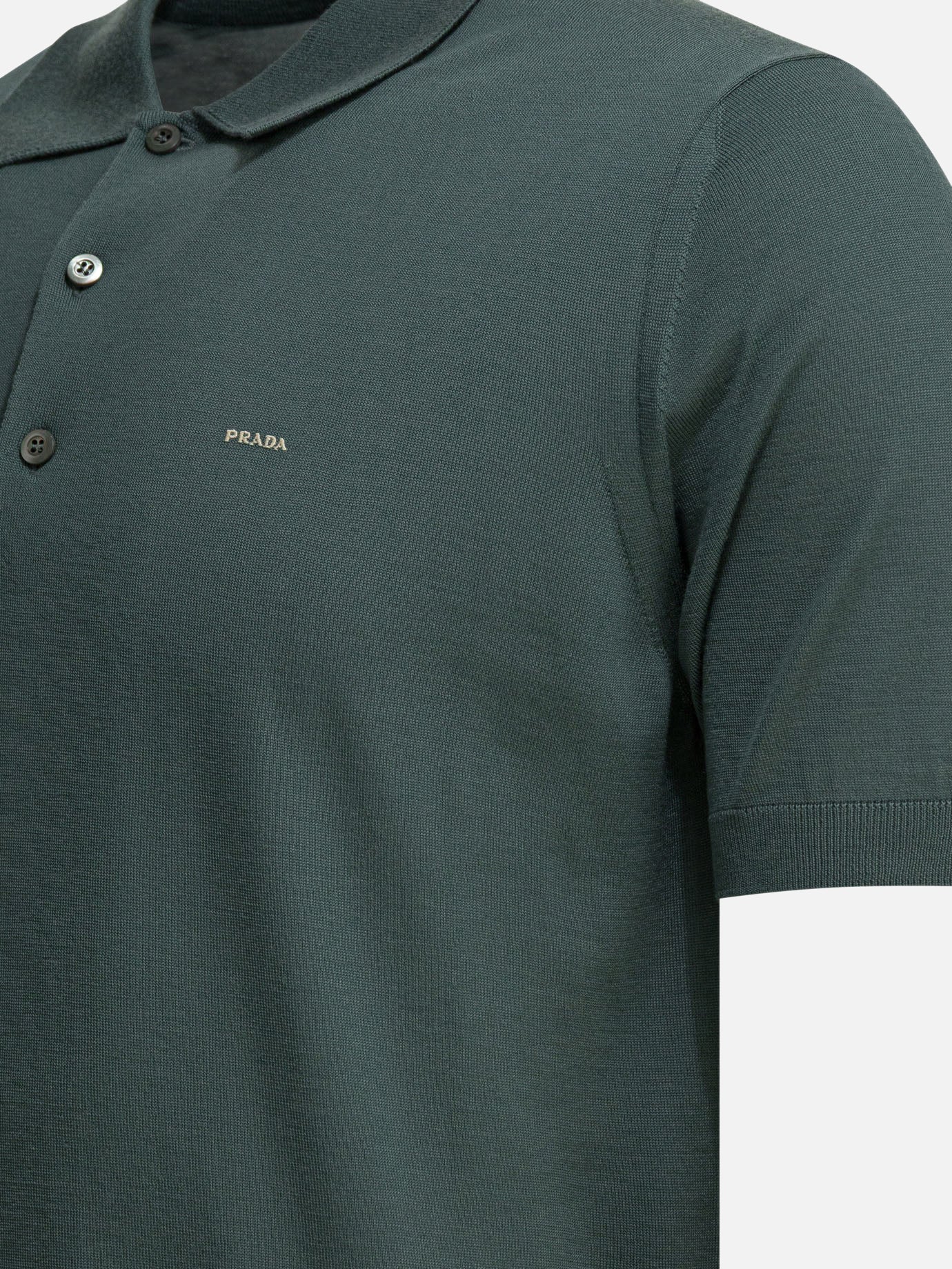 Maglioni polo Logo  Verde - Prada Uomo | PDP | VIETTI Online Store | Zoom-Modal_4
