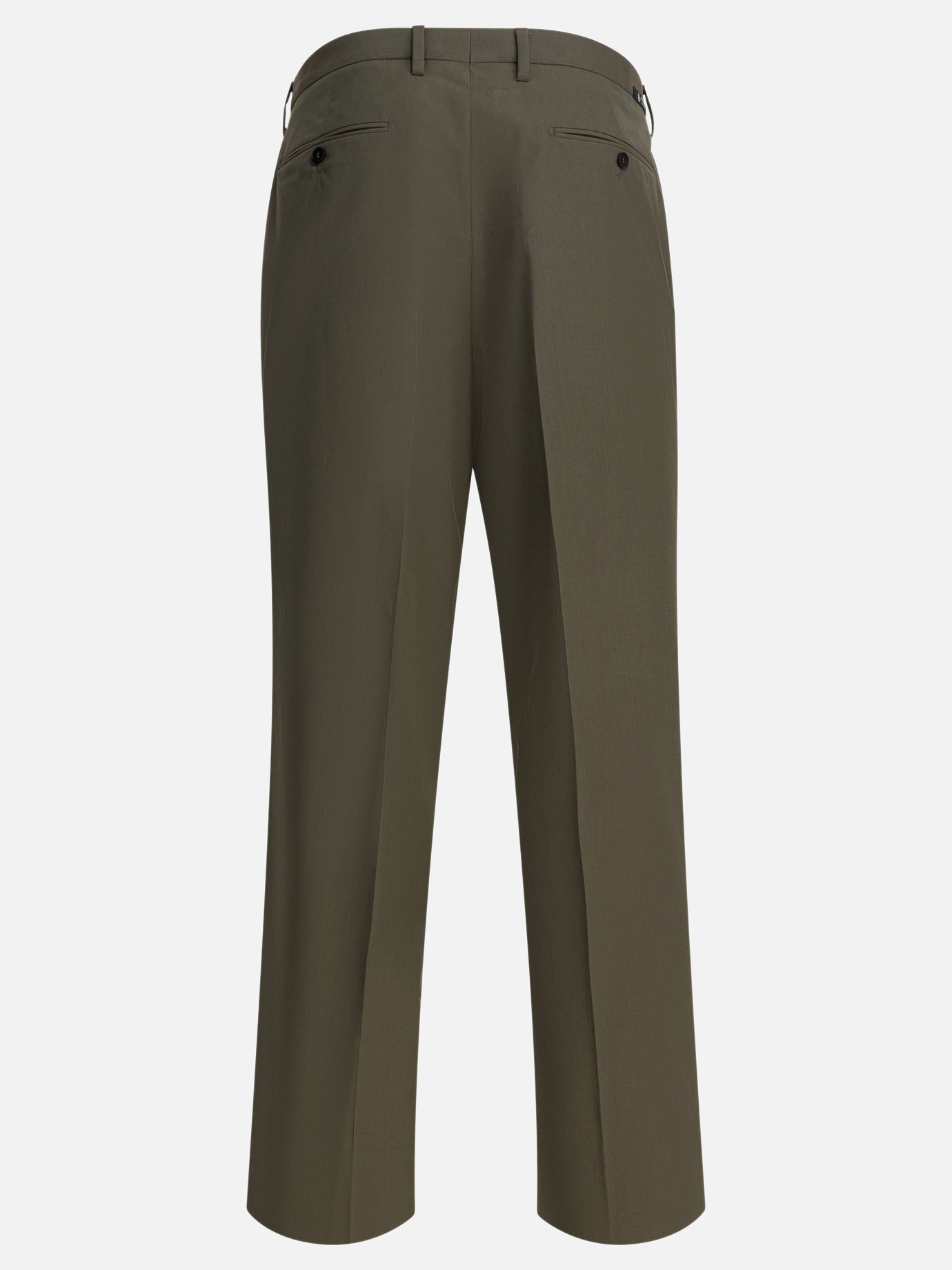 Tailored trousers Solid colour  Green - Prada Men | PDP | VIETTI Online Store | thumbnail_2
