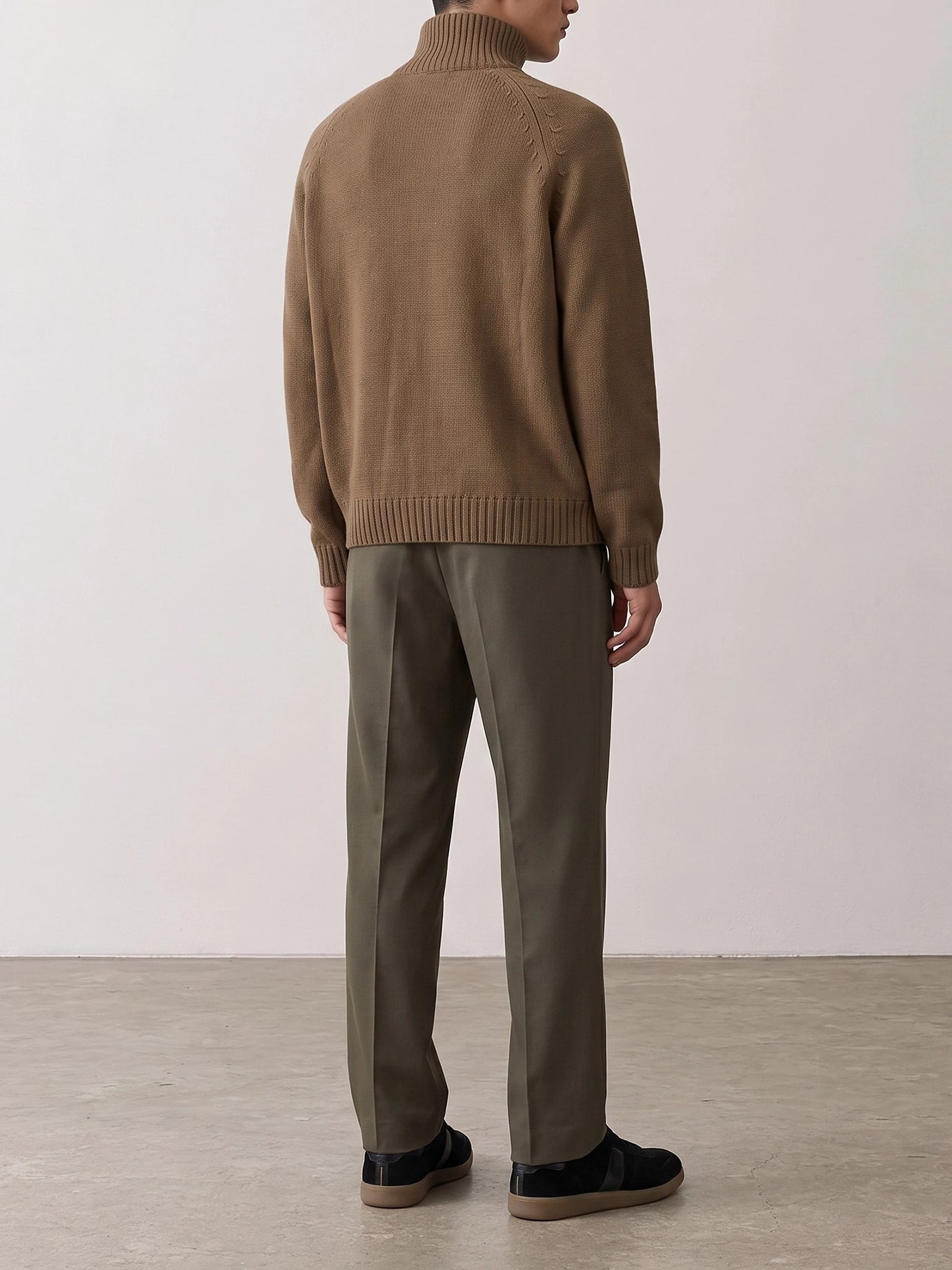 Tailored trousers Solid colour  Green - Prada Men | PDP | VIETTI Online Store | thumbnail_6