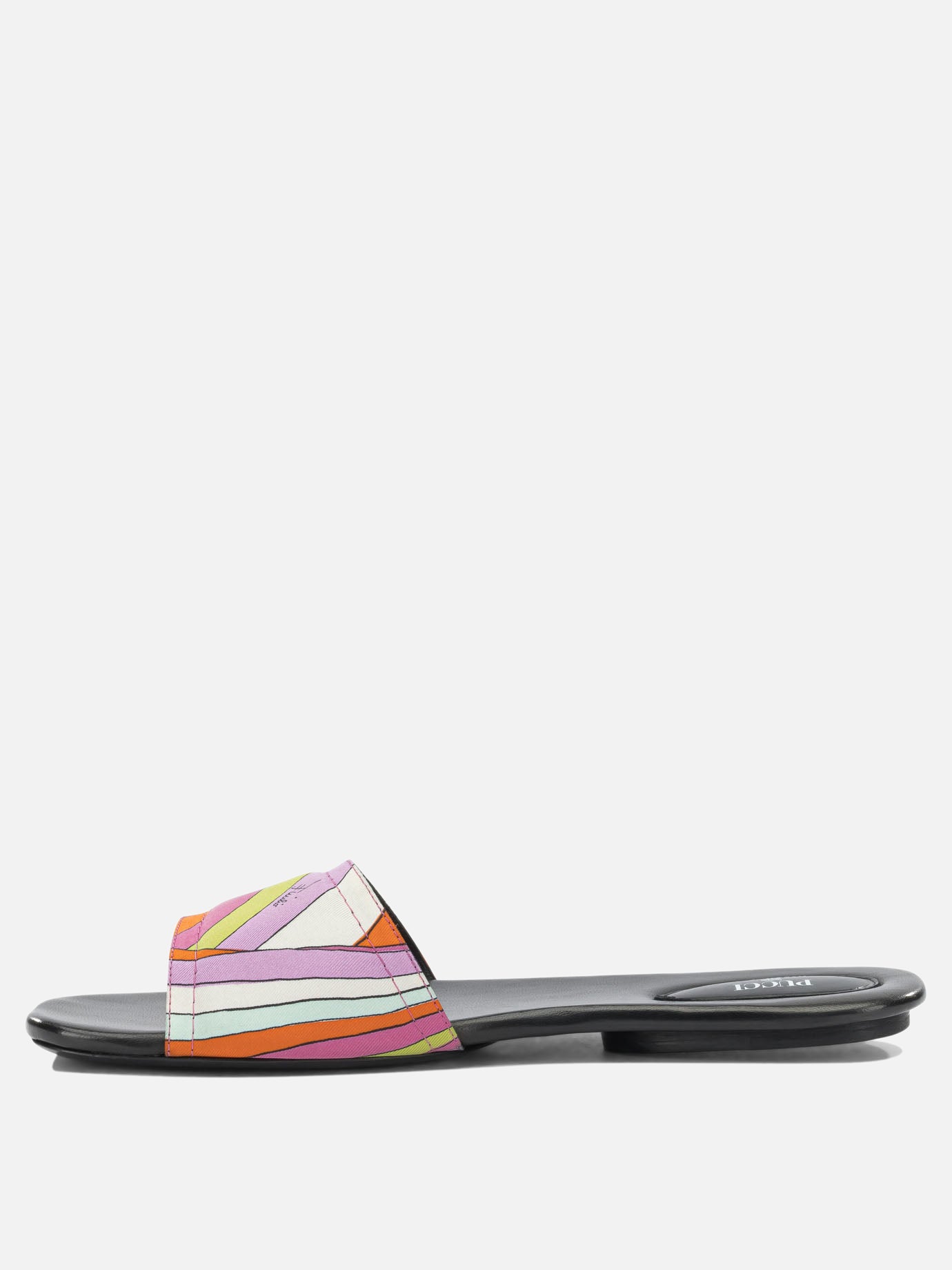 Slides 100% silk - 100% leather  Multicolor - Pucci Women | PDP | VIETTI Online Store | thumbnail_3