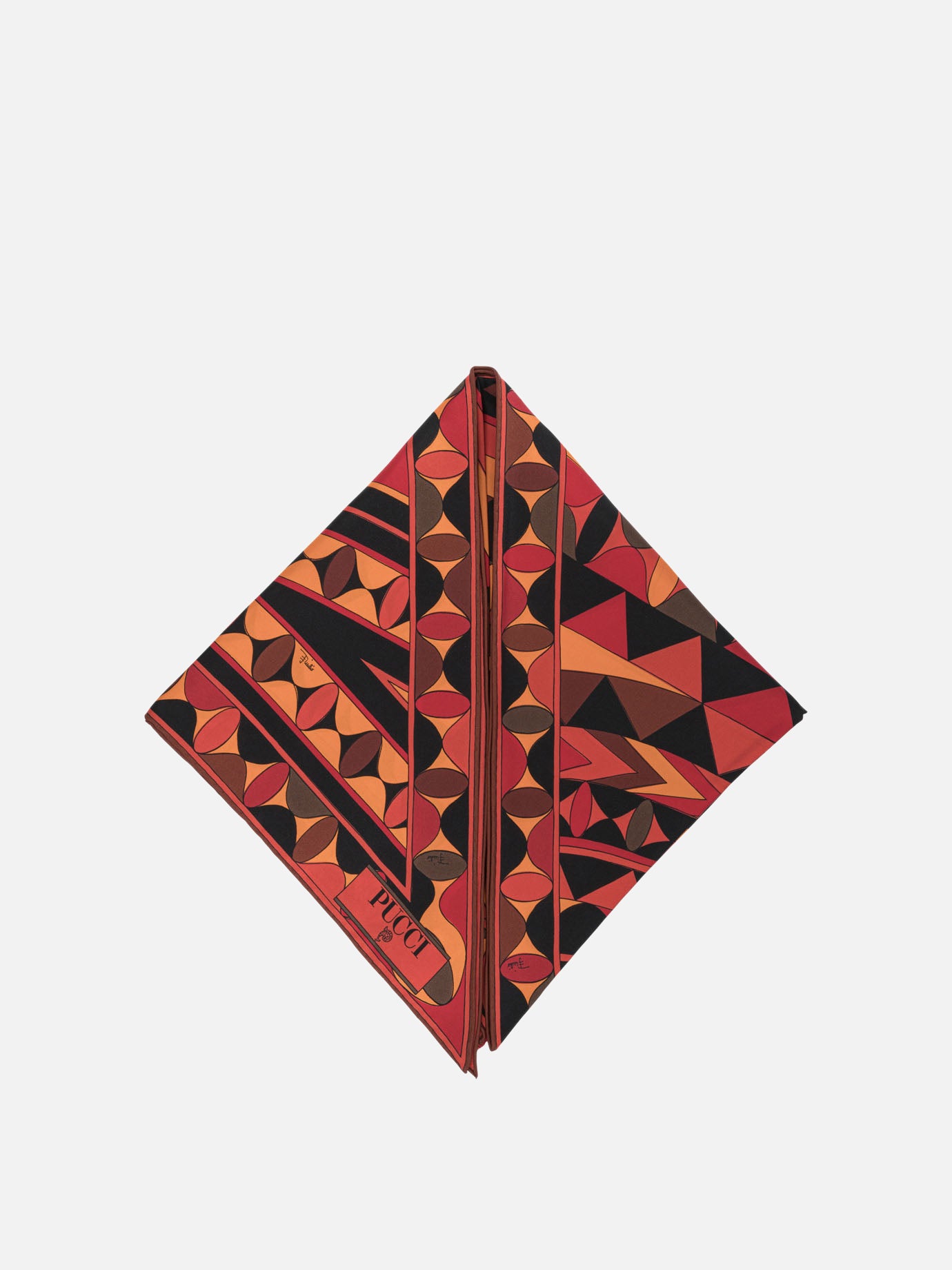 Silk scarves 100% silk  Orange - Pucci Women | PDP | VIETTI Online Store | thumbnail