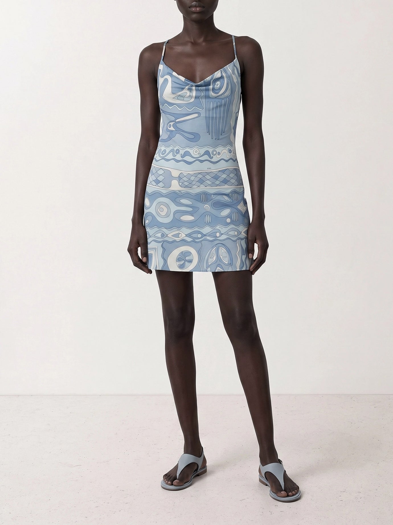 Mini dresses Graphics  Light blue - Pucci Women | PDP | VIETTI Online Store | thumbnail_2