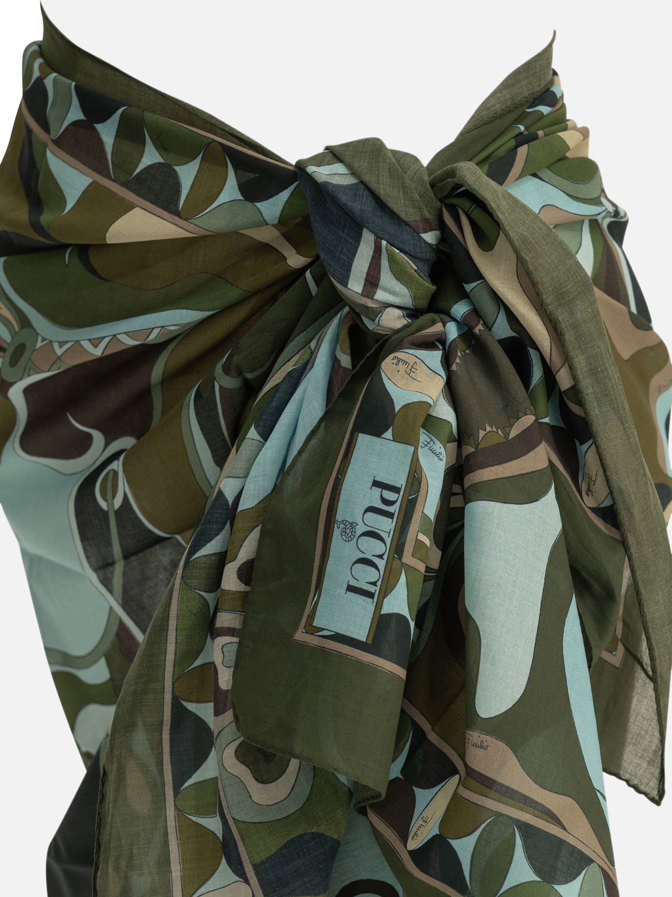 Beach dresses Graphics  Green - Pucci Women | PDP | VIETTI Online Store | thumbnail_3