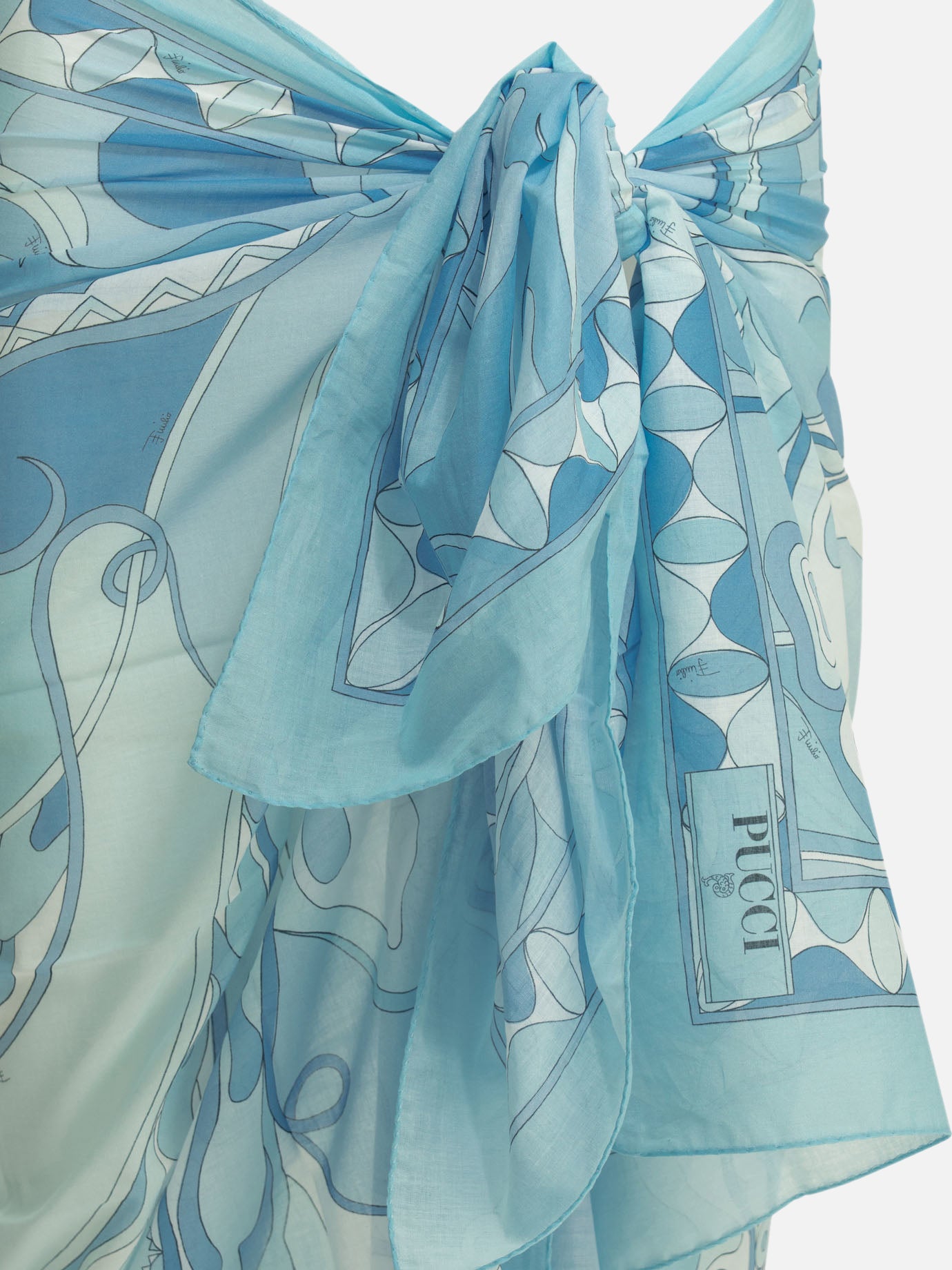 Beach dresses Graphics  Light blue - Pucci Women | PDP | VIETTI Online Store | Zoom-Modal_3
