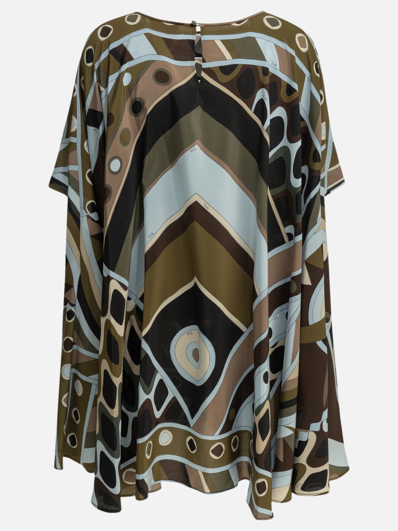 pucci vivara mini dress PUCCI Multi Silk Vivara Mini Dress