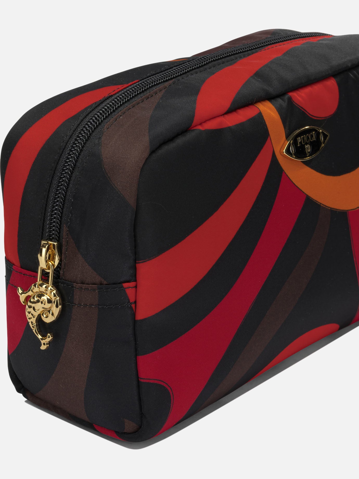 Beauty cases 100% polyamide - Other fabric: 100% calf leather  Orange - Pucci Women | PDP | VIETTI Online Store | thumbnail_4