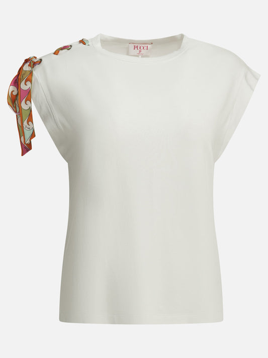 Crewneck t-shirts Solid colour  White - Pucci Women | PLP | VIETTI Online Store 
