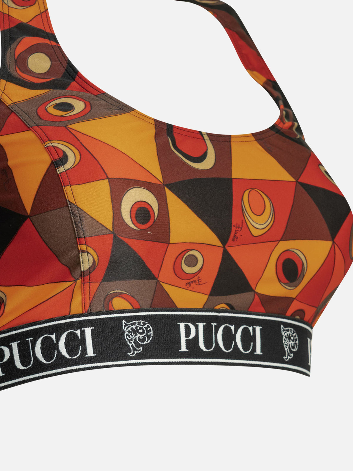 Pucci Top bra "Occhi" Arancione - VIETTI