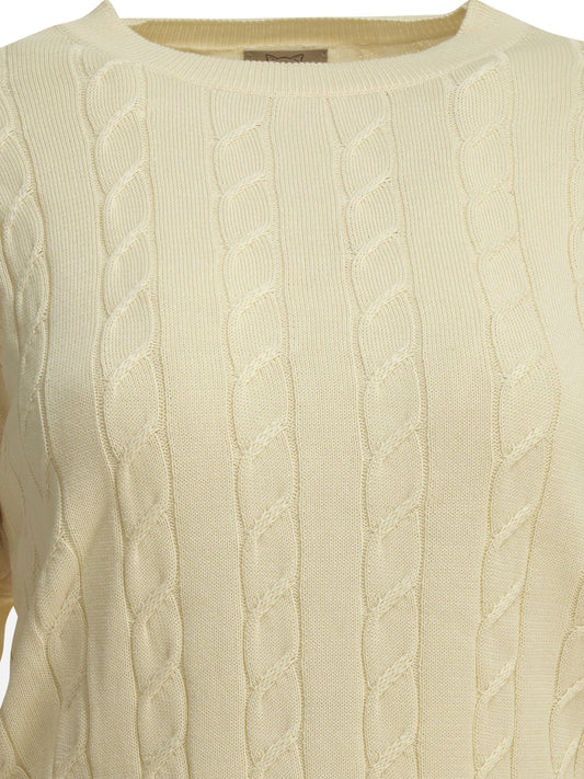 Rakkì 'Almeria' crew-neck sweater White

