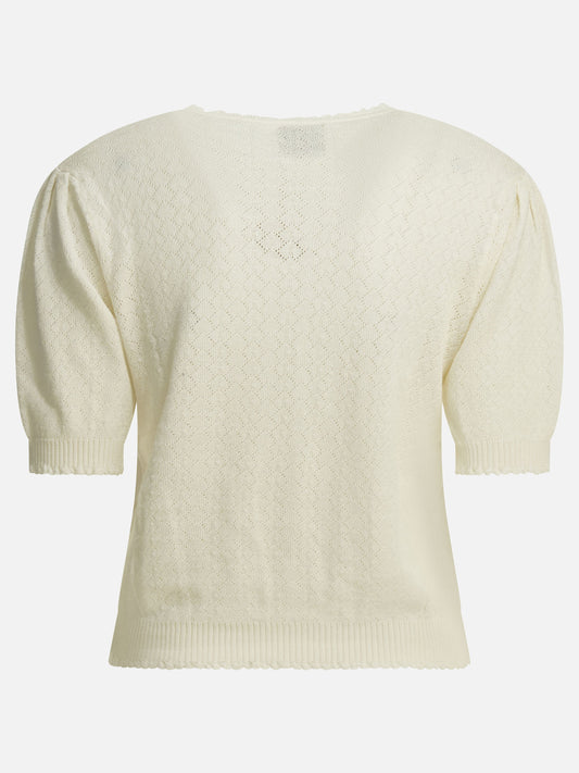 Cardigans Textured knit  White - Rakkì Women | PDP | VIETTI Online Store | 2
