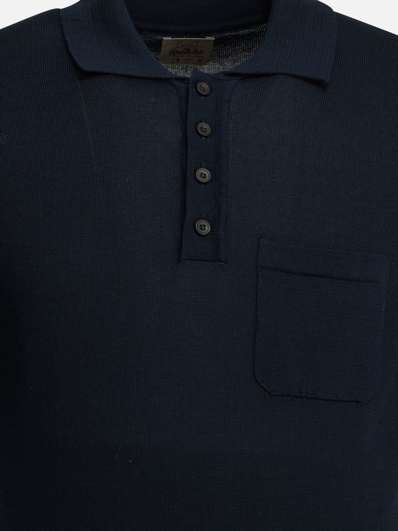 Polo sweater Solid colour  Blue - Rakkì Men | PDP | VIETTI Online Store | Zoom-Modal_3
