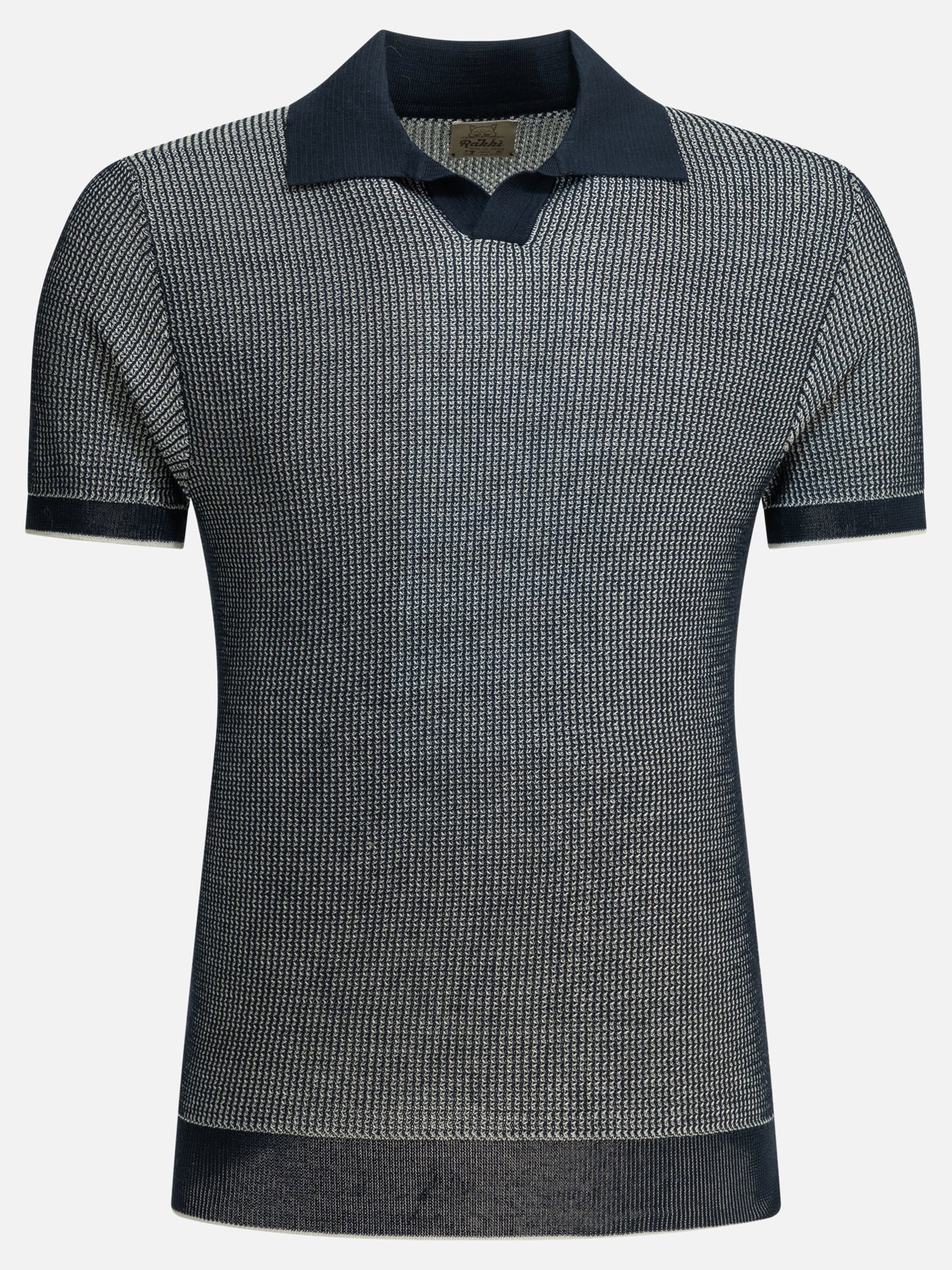 Polo shirts without buttons Striped  Blue - Rakkì Men | PDP | VIETTI Online Store | thumbnail