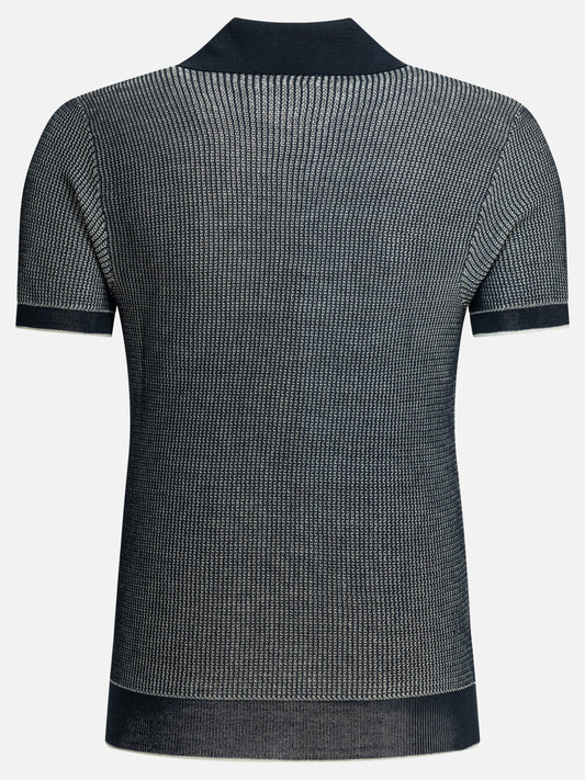 Polo shirts without buttons Striped  Blue - Rakkì Men | PLP | VIETTI Online Store | 2
