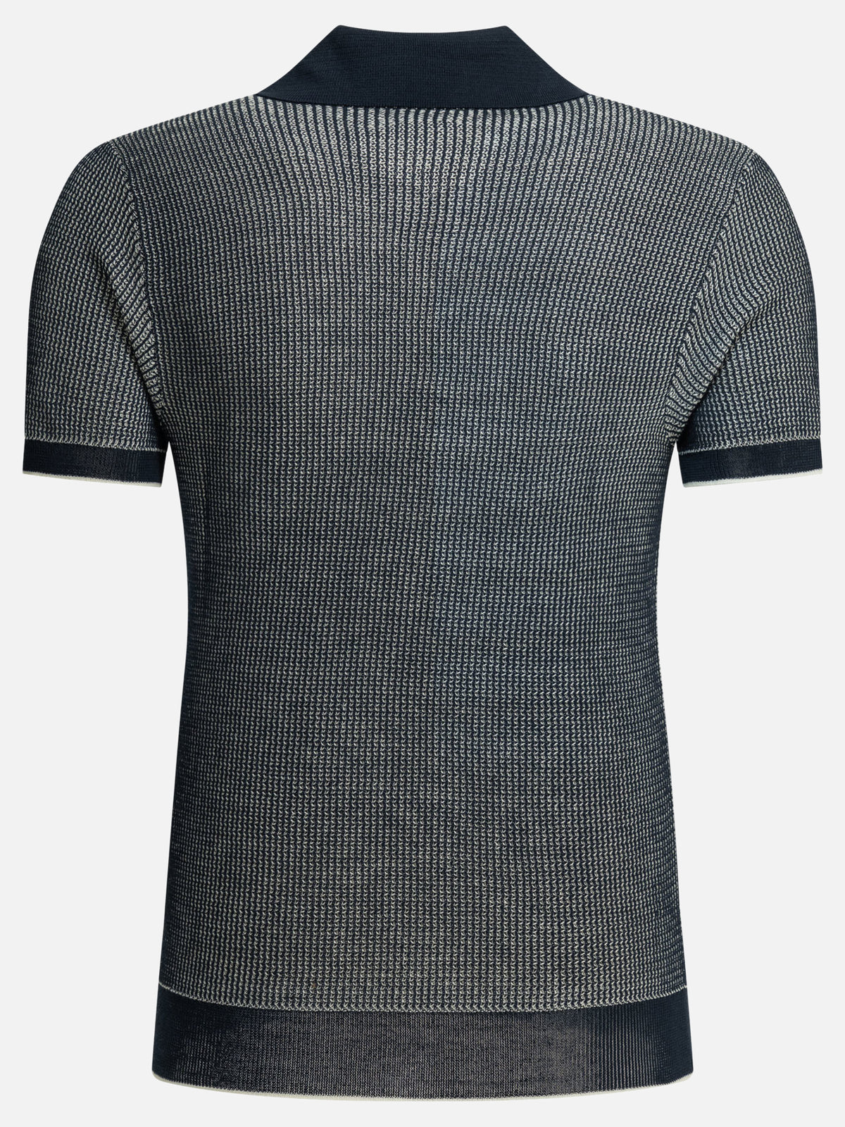 Rakkì "Mercedes 300" buttonless polo shirt Blue