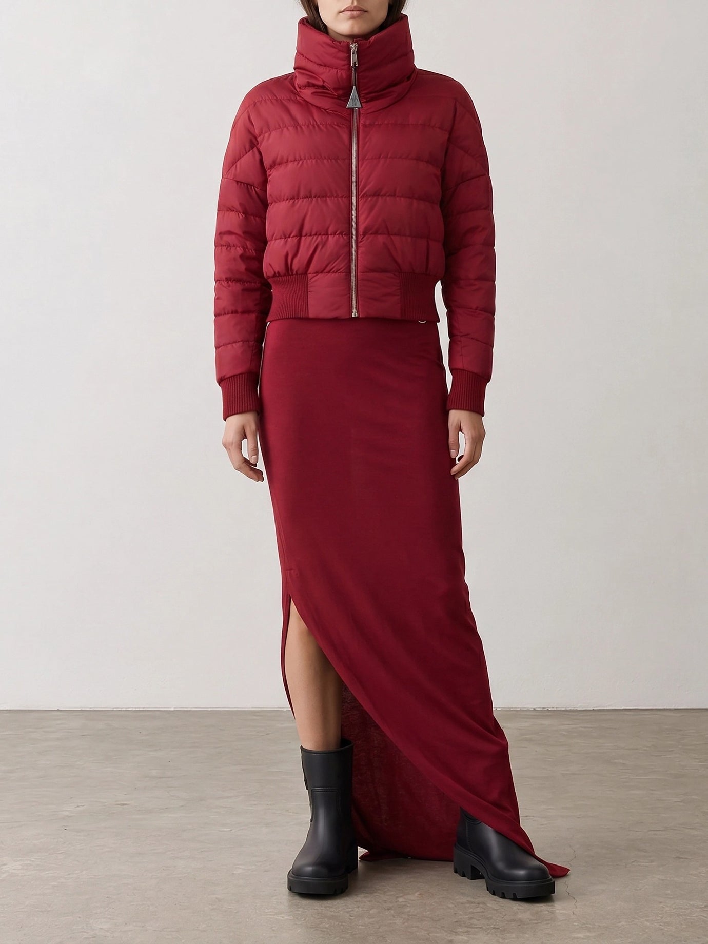 Down jackets Solid colour  Red - Rick Owens Women | PDP | VIETTI Online Store | thumbnail_5