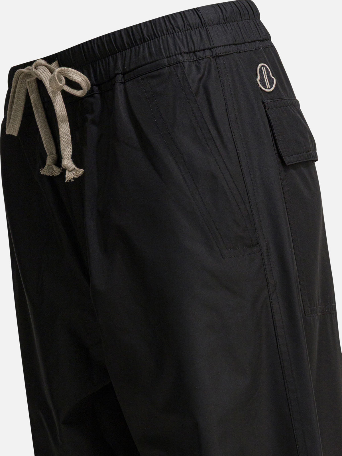 Rick Owens Taffeta pants x Moncler Black