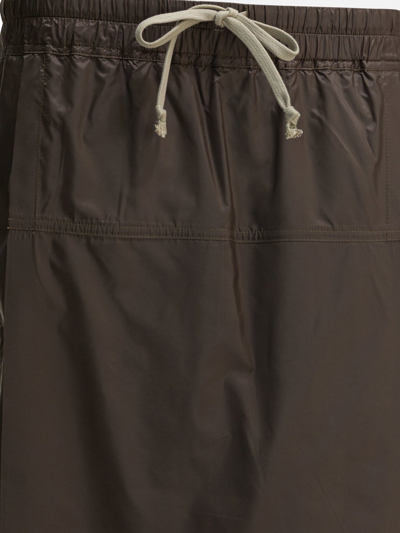 Drawstring shorts Solid colour  Brown - Rick Owens Women | PDP | VIETTI Online Store | thumbnail_5